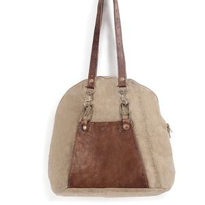 ♦️HTF♦️MONA B UPCYCLED BOWLING SHOULDER BAG